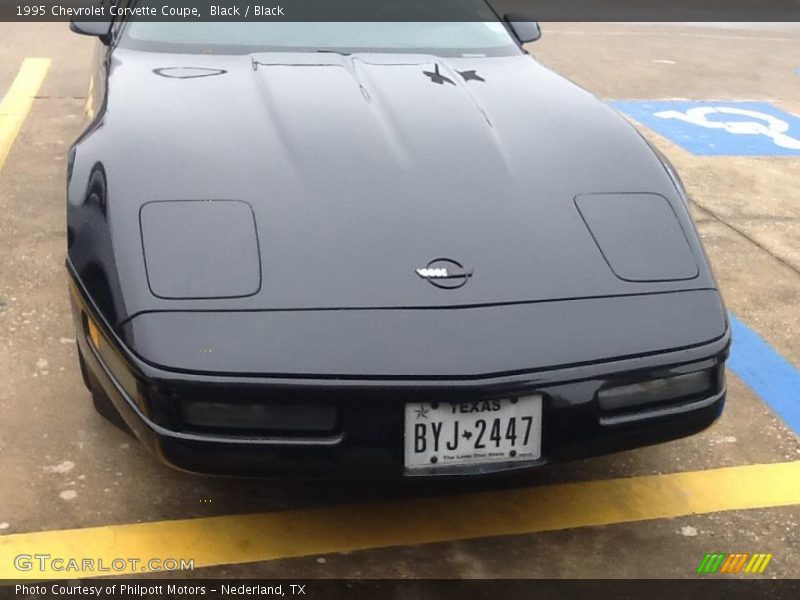 Black / Black 1995 Chevrolet Corvette Coupe