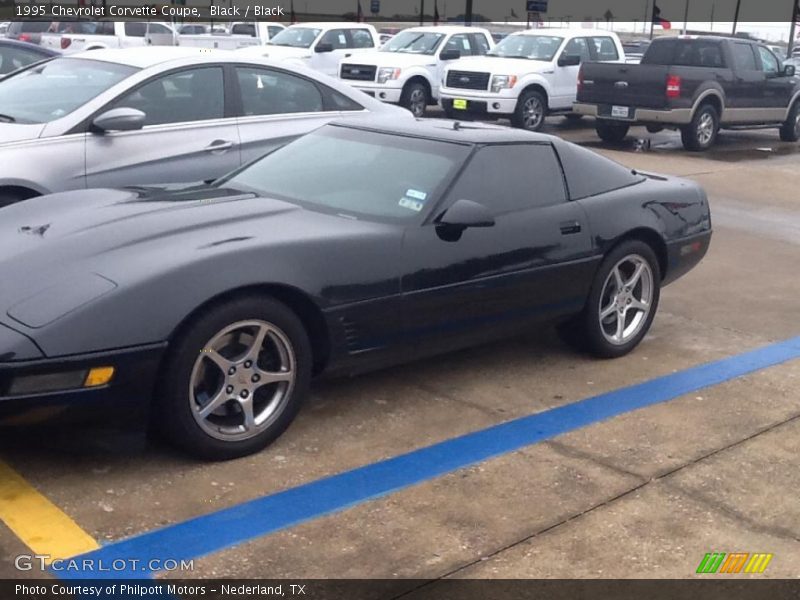 Black / Black 1995 Chevrolet Corvette Coupe