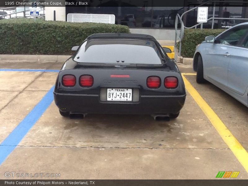 Black / Black 1995 Chevrolet Corvette Coupe