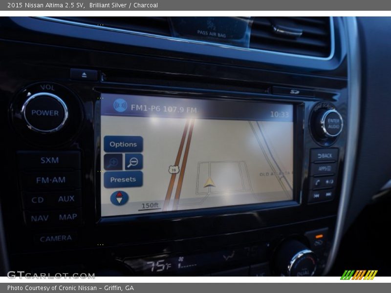 Brilliant Silver / Charcoal 2015 Nissan Altima 2.5 SV