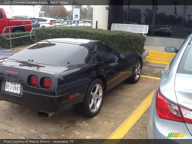 Black / Black 1995 Chevrolet Corvette Coupe