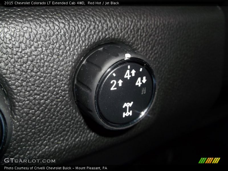 Red Hot / Jet Black 2015 Chevrolet Colorado LT Extended Cab 4WD