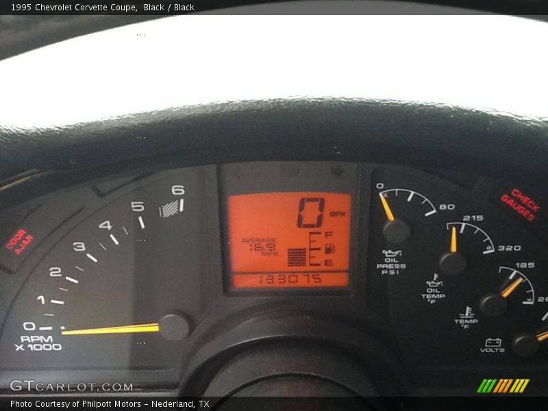 Black / Black 1995 Chevrolet Corvette Coupe
