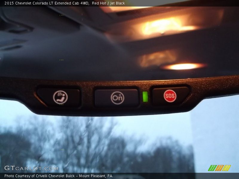 Red Hot / Jet Black 2015 Chevrolet Colorado LT Extended Cab 4WD
