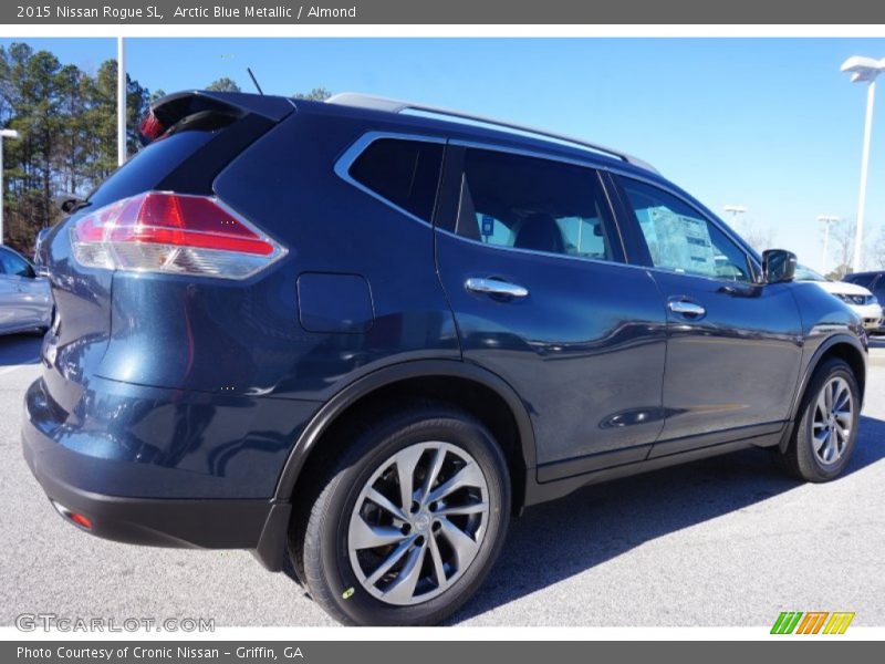 Arctic Blue Metallic / Almond 2015 Nissan Rogue SL