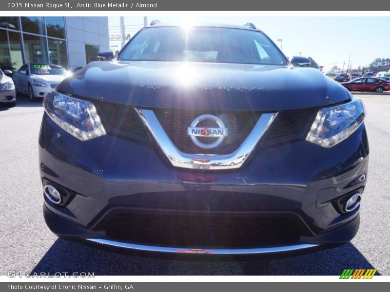 Arctic Blue Metallic / Almond 2015 Nissan Rogue SL