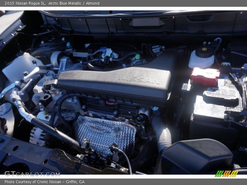 Arctic Blue Metallic / Almond 2015 Nissan Rogue SL