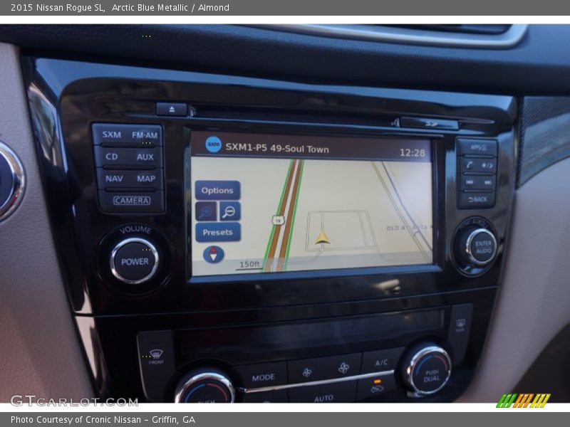 Arctic Blue Metallic / Almond 2015 Nissan Rogue SL