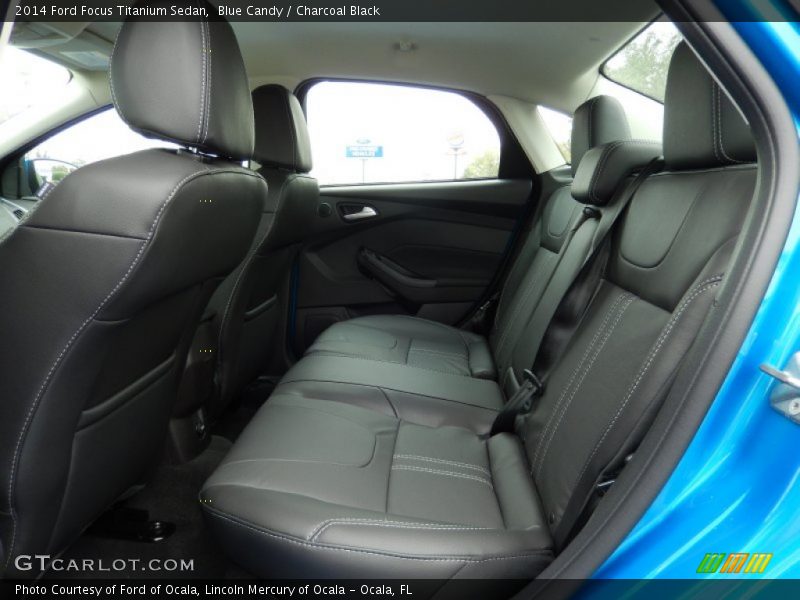 Blue Candy / Charcoal Black 2014 Ford Focus Titanium Sedan
