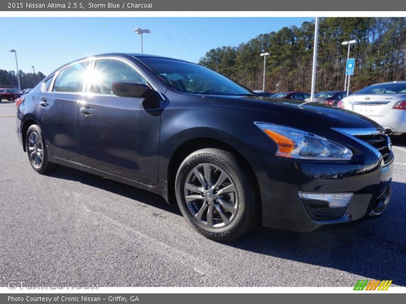 Storm Blue / Charcoal 2015 Nissan Altima 2.5 S
