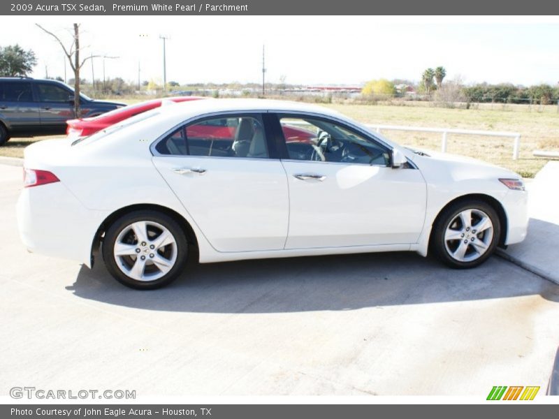 Premium White Pearl / Parchment 2009 Acura TSX Sedan