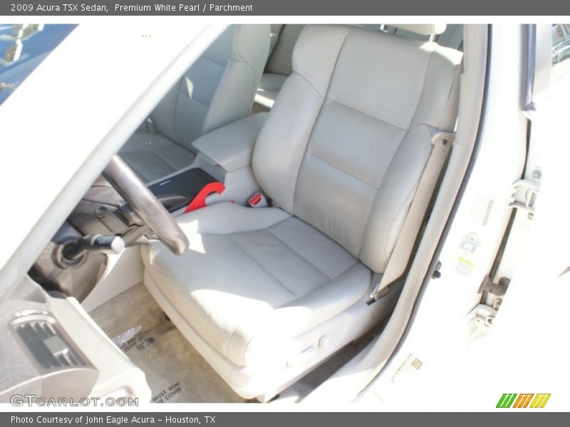 Premium White Pearl / Parchment 2009 Acura TSX Sedan
