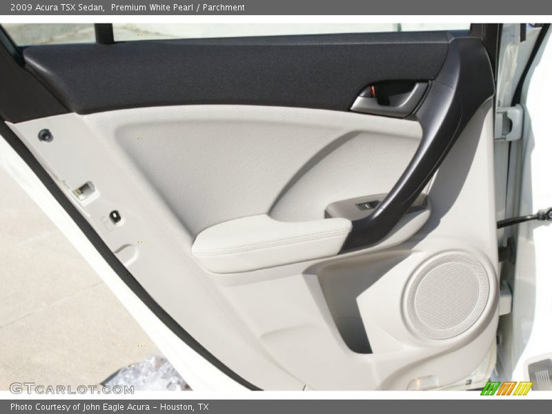 Premium White Pearl / Parchment 2009 Acura TSX Sedan