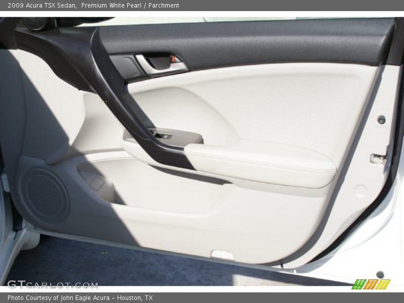 Premium White Pearl / Parchment 2009 Acura TSX Sedan