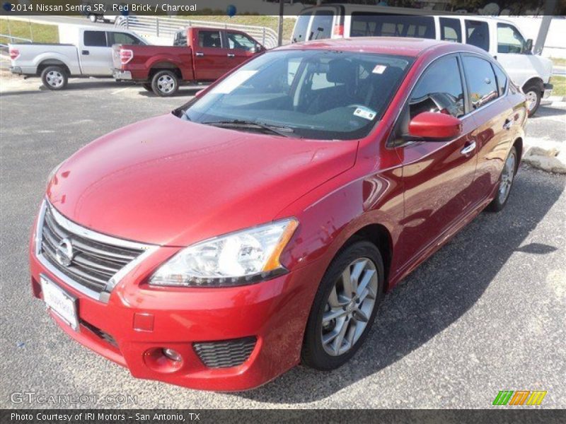 Red Brick / Charcoal 2014 Nissan Sentra SR