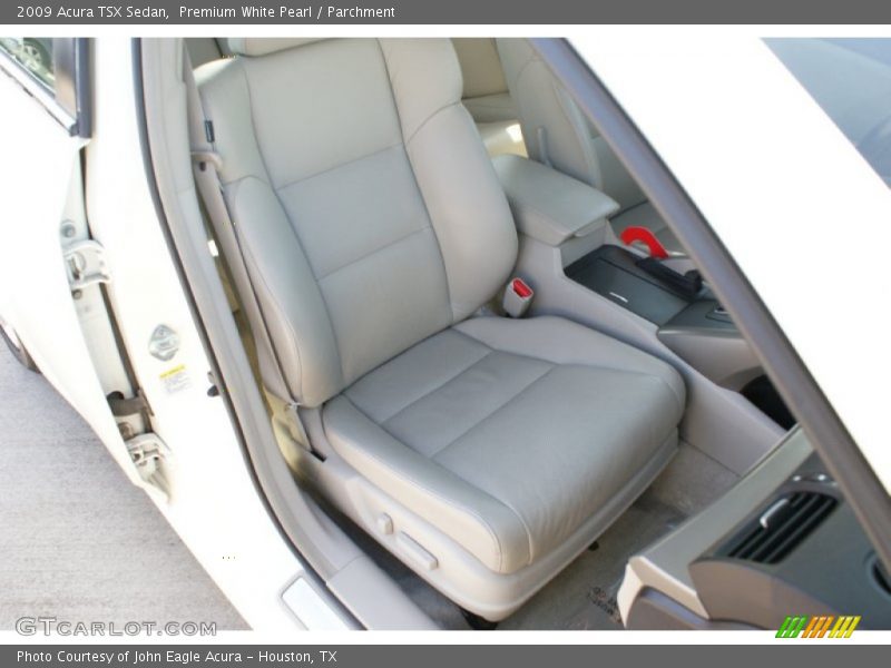 Premium White Pearl / Parchment 2009 Acura TSX Sedan
