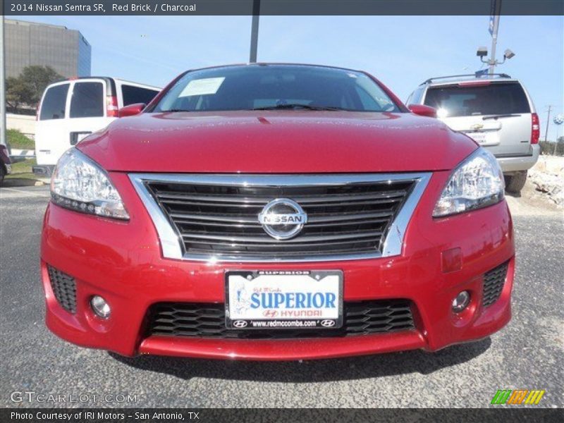 Red Brick / Charcoal 2014 Nissan Sentra SR