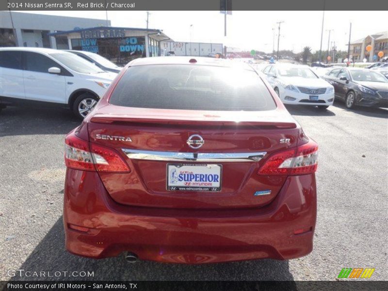 Red Brick / Charcoal 2014 Nissan Sentra SR