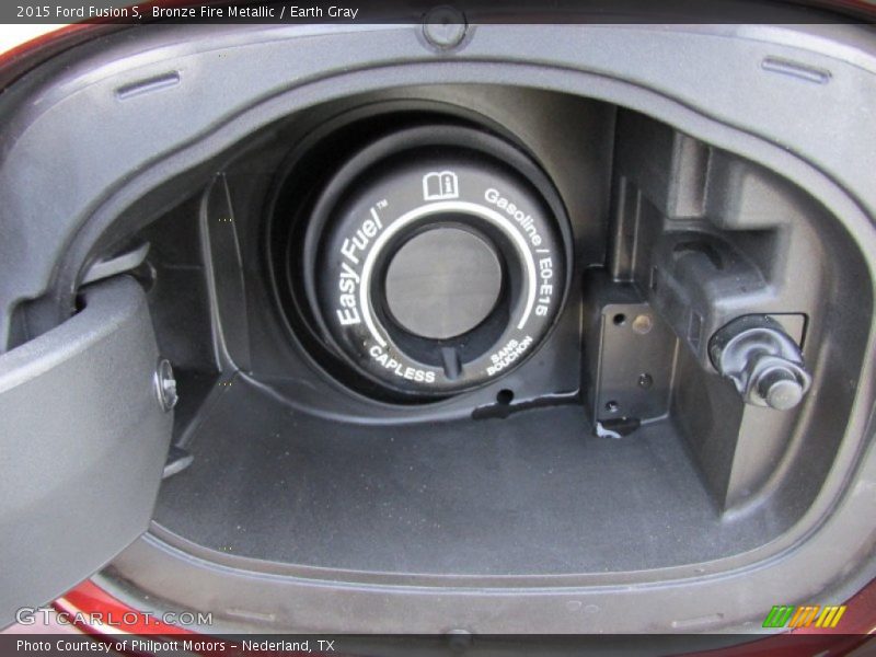 Bronze Fire Metallic / Earth Gray 2015 Ford Fusion S