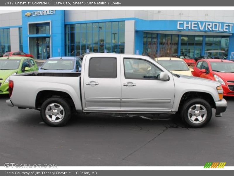 Sheer Silver Metallic / Ebony 2012 Chevrolet Colorado LT Crew Cab
