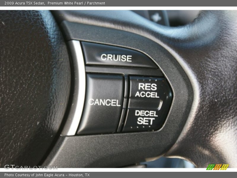 Premium White Pearl / Parchment 2009 Acura TSX Sedan