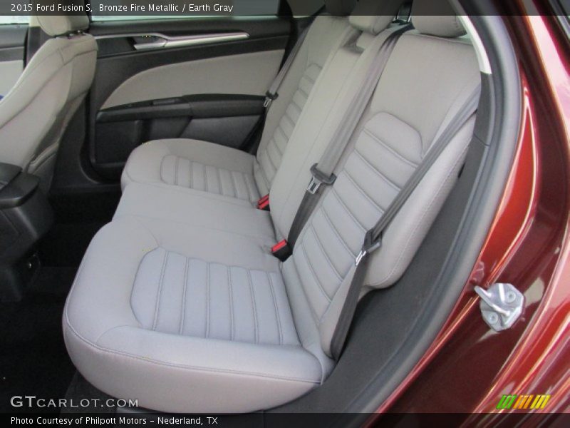 Bronze Fire Metallic / Earth Gray 2015 Ford Fusion S