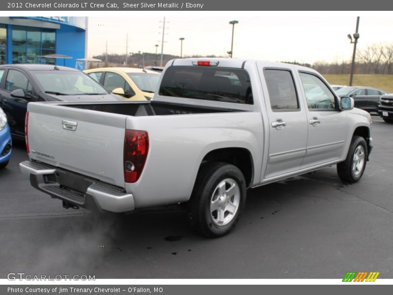 Sheer Silver Metallic / Ebony 2012 Chevrolet Colorado LT Crew Cab