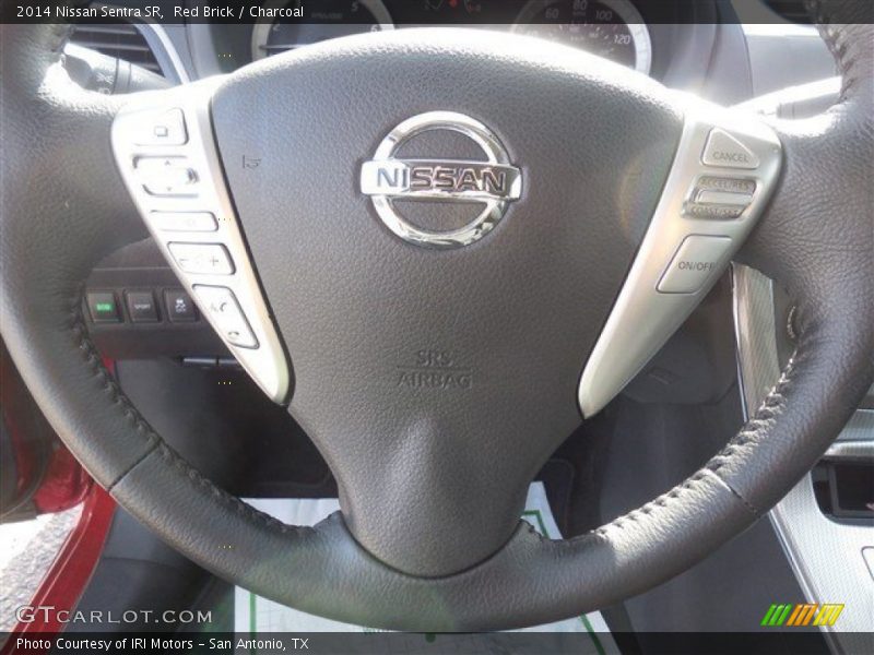 Red Brick / Charcoal 2014 Nissan Sentra SR