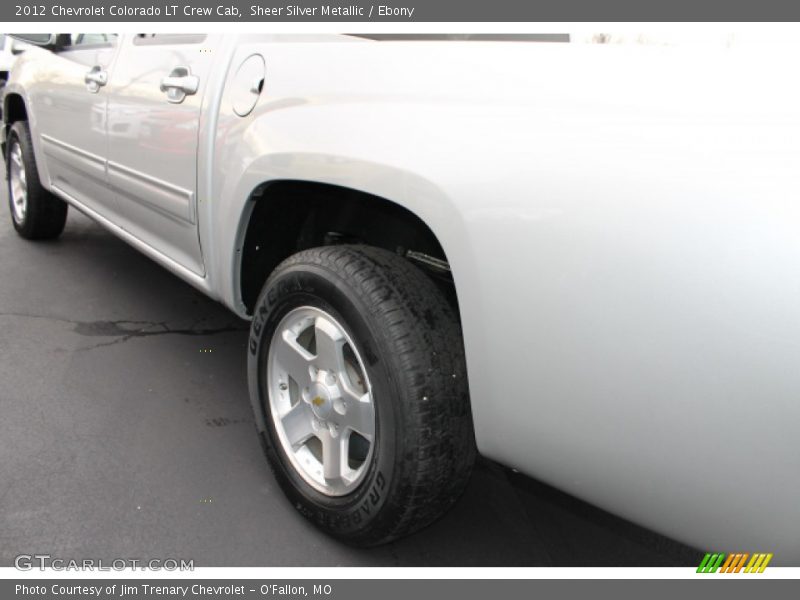 Sheer Silver Metallic / Ebony 2012 Chevrolet Colorado LT Crew Cab