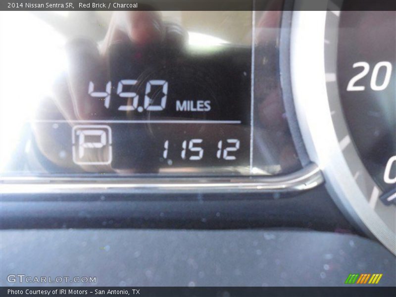 Red Brick / Charcoal 2014 Nissan Sentra SR