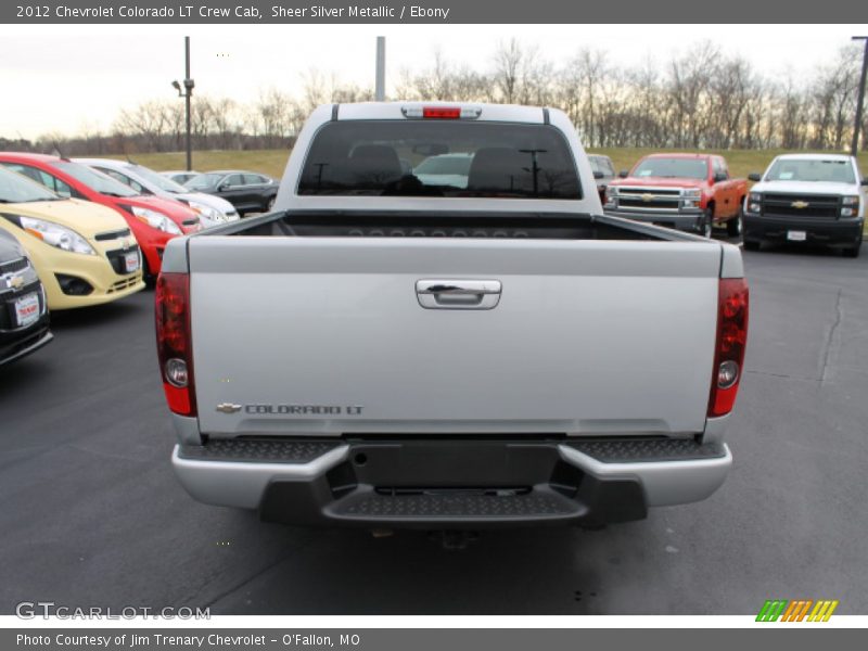 Sheer Silver Metallic / Ebony 2012 Chevrolet Colorado LT Crew Cab