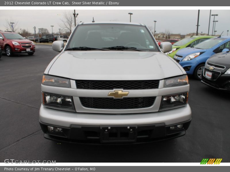 Sheer Silver Metallic / Ebony 2012 Chevrolet Colorado LT Crew Cab