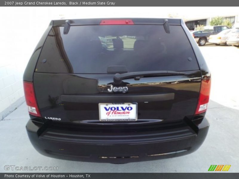 Black / Medium Slate Gray 2007 Jeep Grand Cherokee Laredo