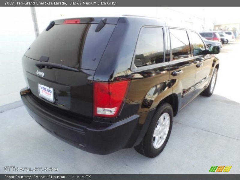 Black / Medium Slate Gray 2007 Jeep Grand Cherokee Laredo