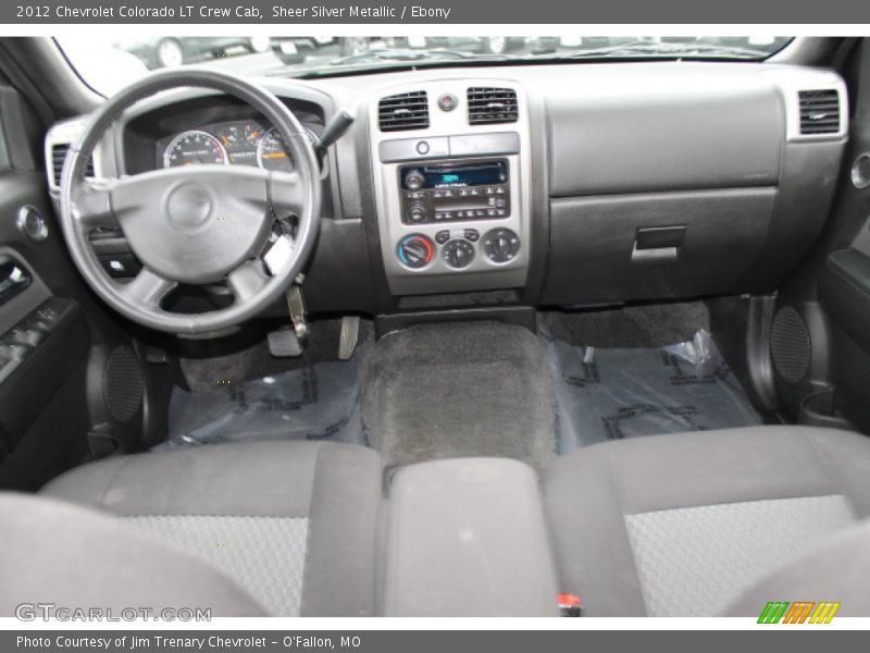 Sheer Silver Metallic / Ebony 2012 Chevrolet Colorado LT Crew Cab