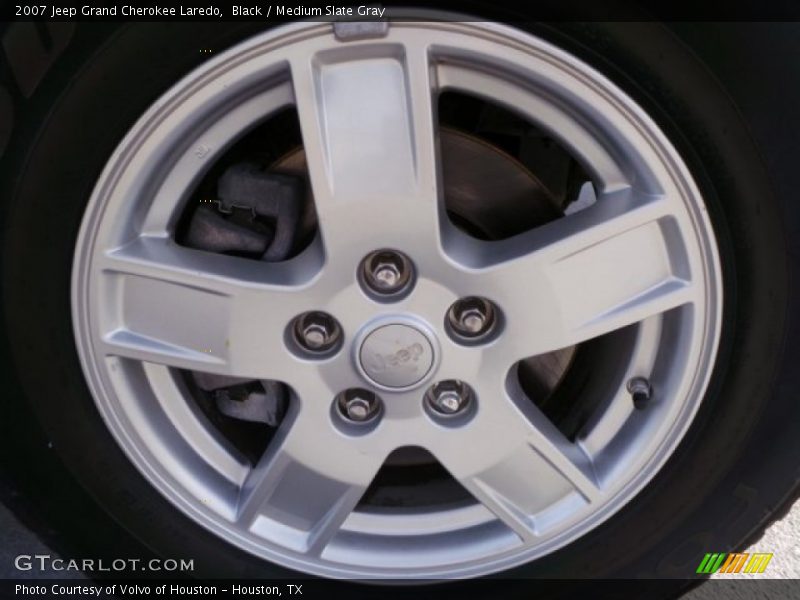 Black / Medium Slate Gray 2007 Jeep Grand Cherokee Laredo