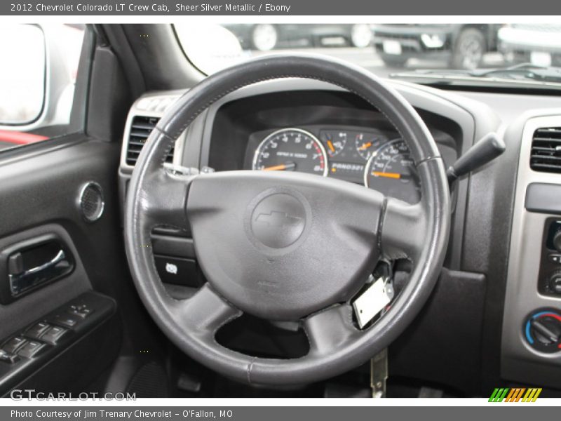 Sheer Silver Metallic / Ebony 2012 Chevrolet Colorado LT Crew Cab