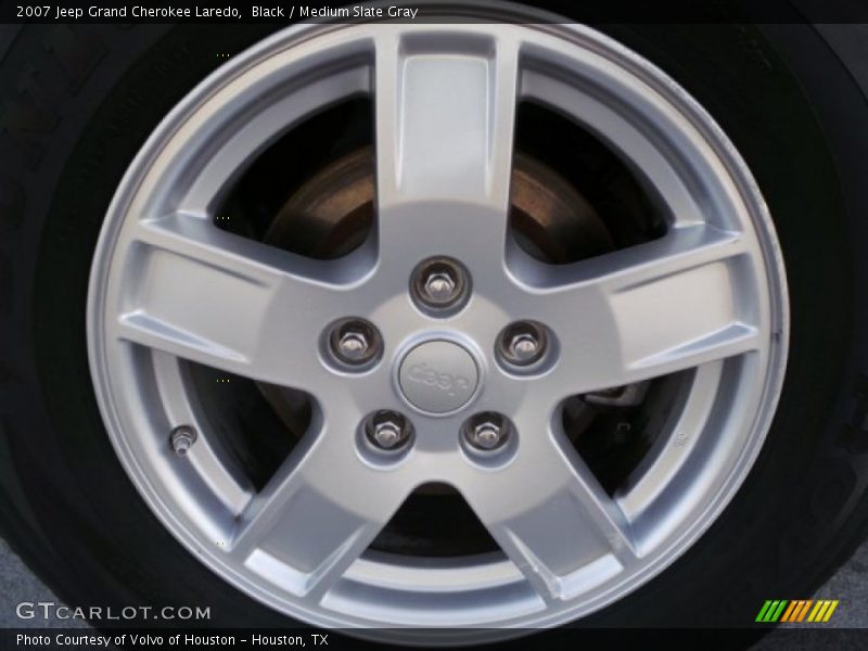 Black / Medium Slate Gray 2007 Jeep Grand Cherokee Laredo