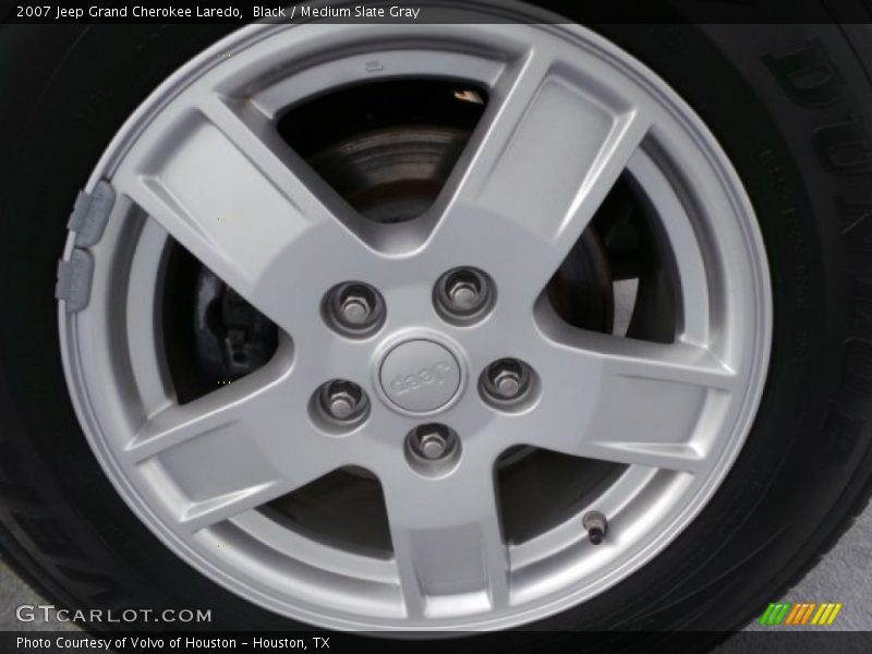Black / Medium Slate Gray 2007 Jeep Grand Cherokee Laredo