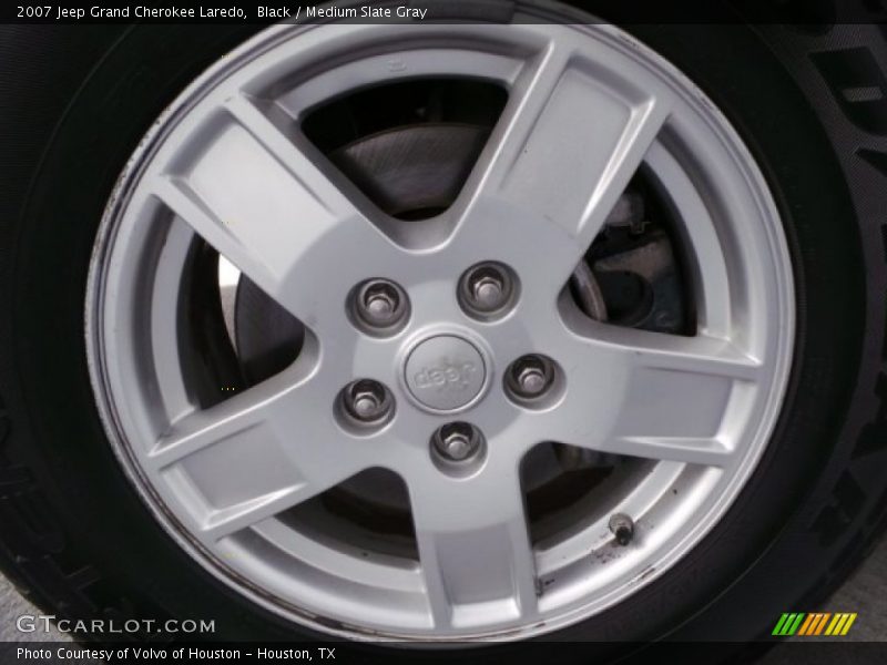 Black / Medium Slate Gray 2007 Jeep Grand Cherokee Laredo