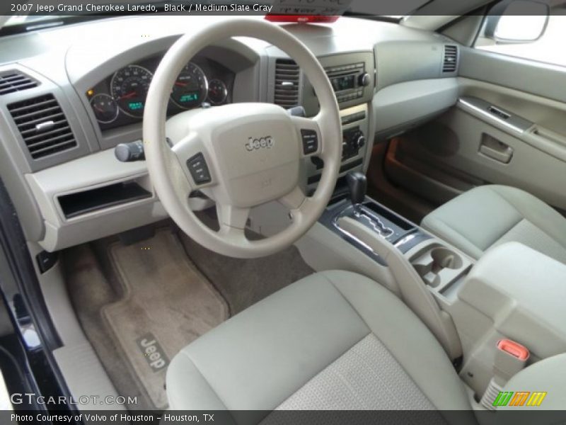 Black / Medium Slate Gray 2007 Jeep Grand Cherokee Laredo