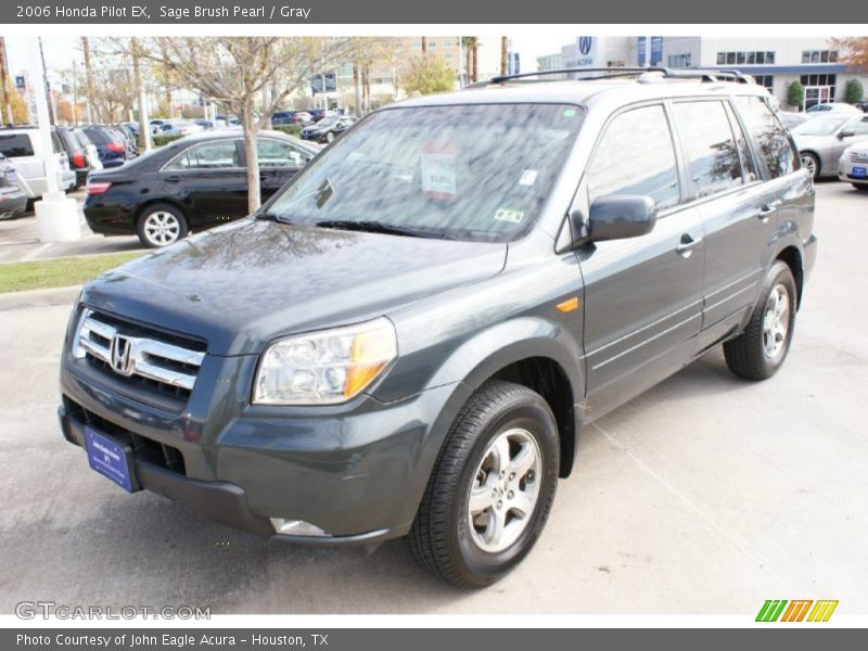 Sage Brush Pearl / Gray 2006 Honda Pilot EX