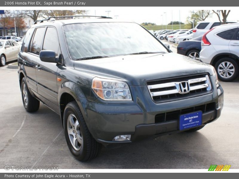 Sage Brush Pearl / Gray 2006 Honda Pilot EX