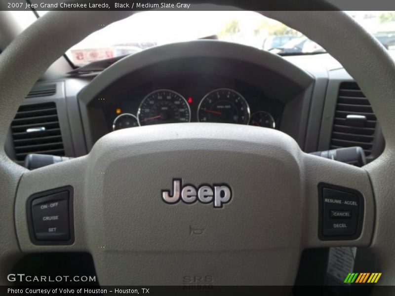 Black / Medium Slate Gray 2007 Jeep Grand Cherokee Laredo