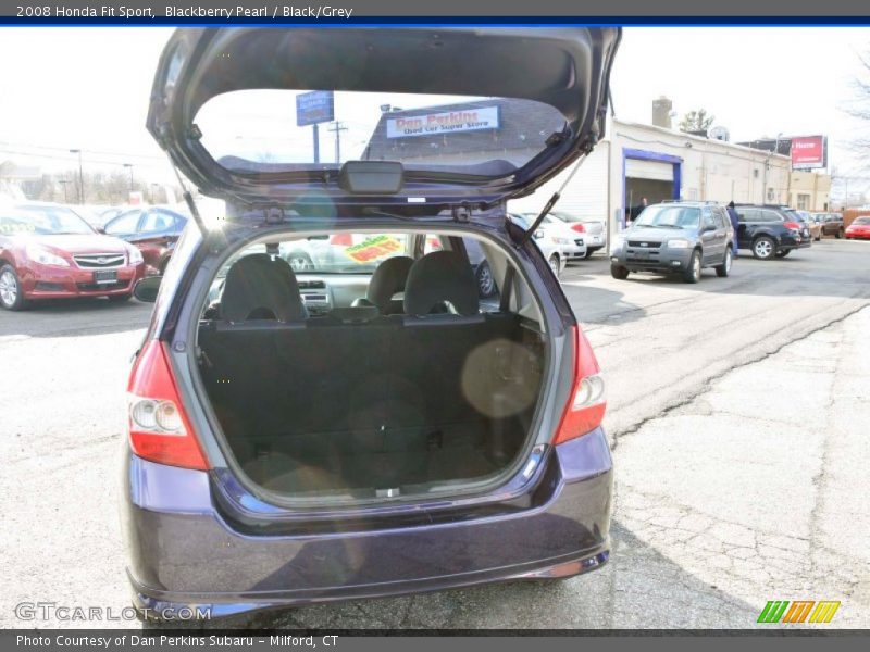 Blackberry Pearl / Black/Grey 2008 Honda Fit Sport
