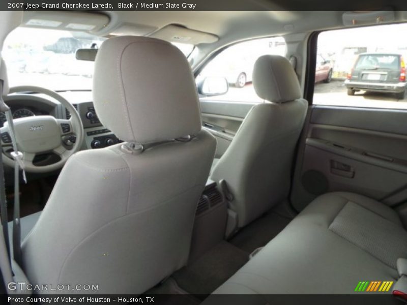 Black / Medium Slate Gray 2007 Jeep Grand Cherokee Laredo