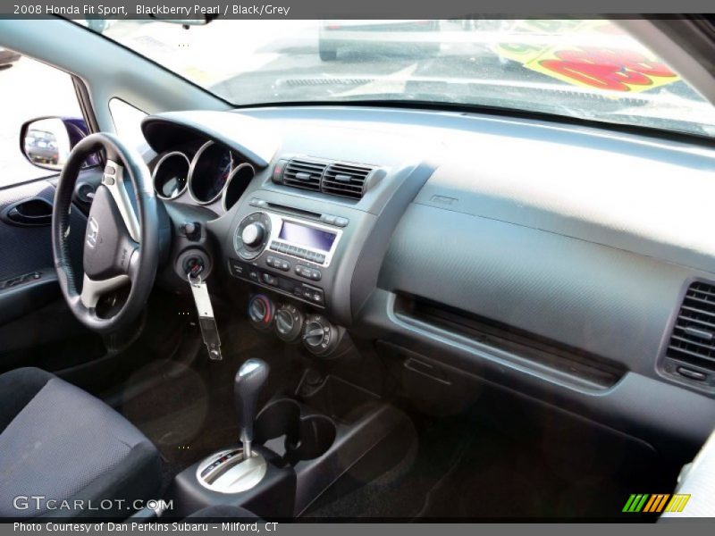 Blackberry Pearl / Black/Grey 2008 Honda Fit Sport