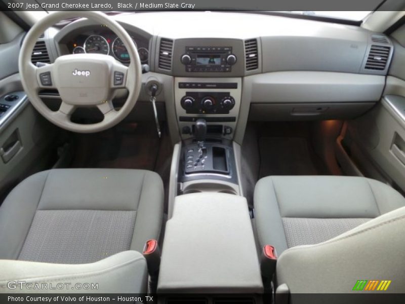 Black / Medium Slate Gray 2007 Jeep Grand Cherokee Laredo