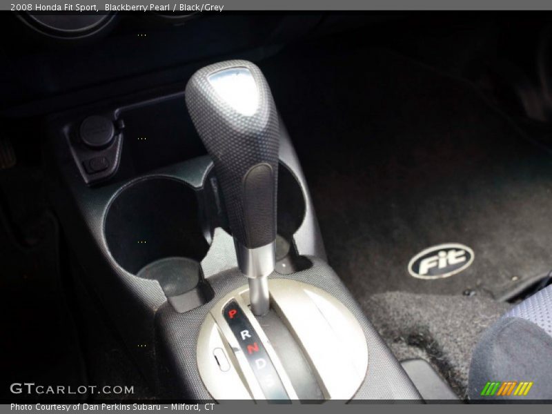 Blackberry Pearl / Black/Grey 2008 Honda Fit Sport