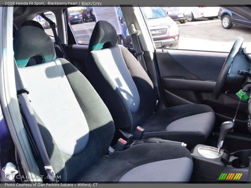 Blackberry Pearl / Black/Grey 2008 Honda Fit Sport